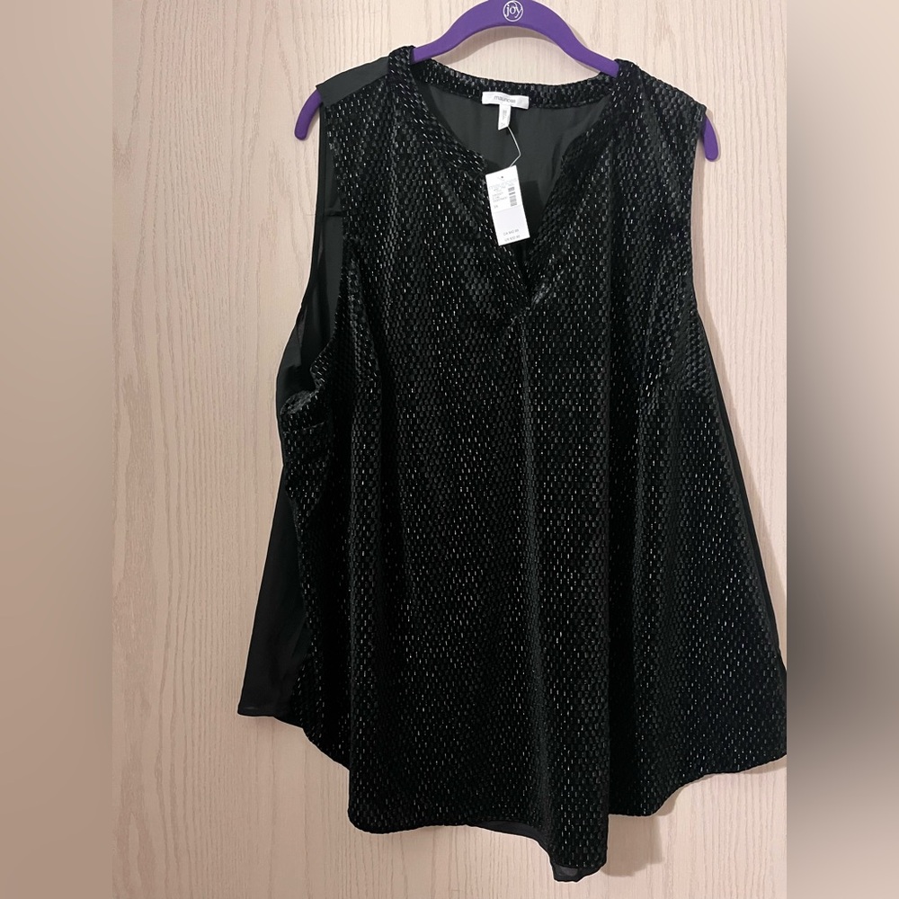 Maurices Black Sleeveless Women's Top